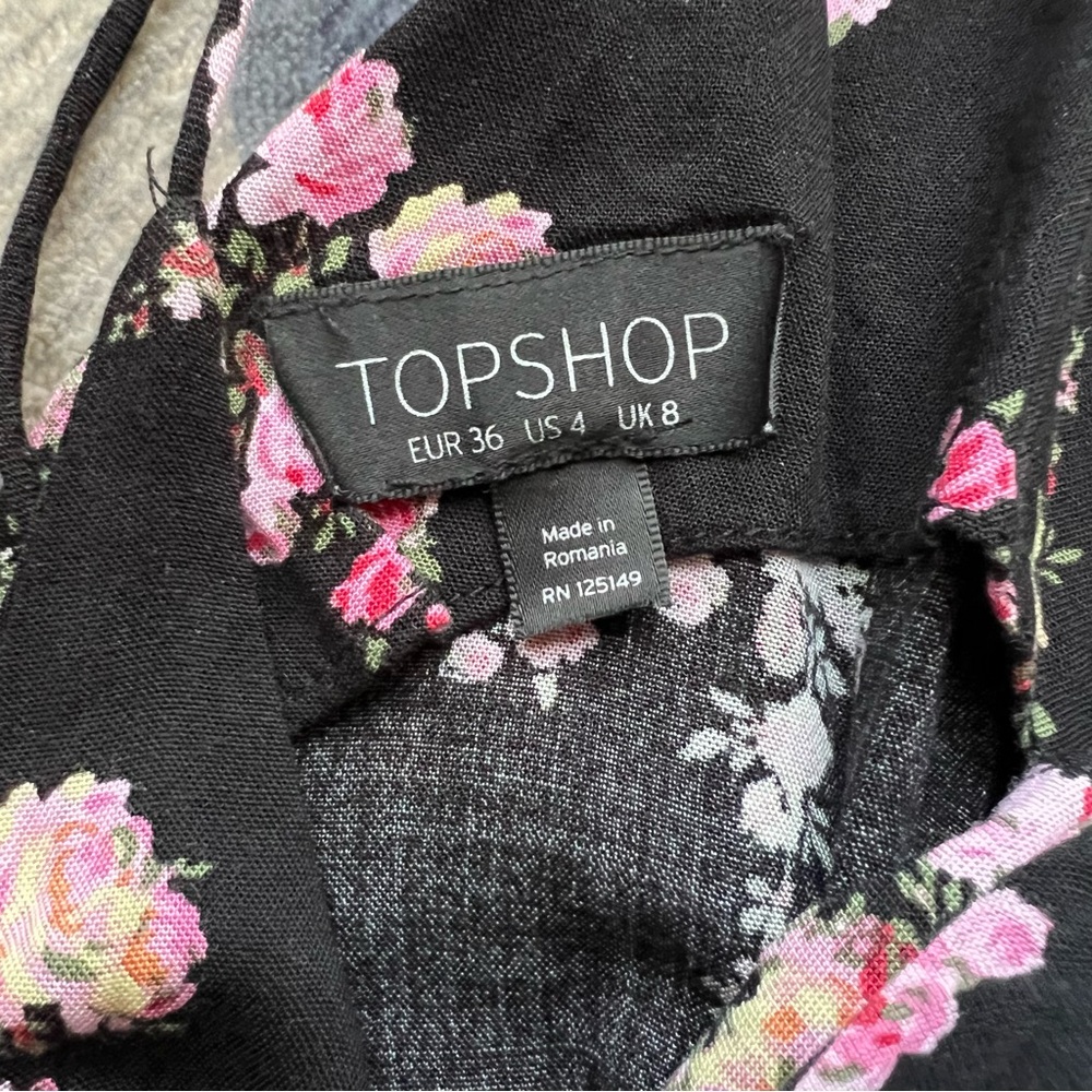 Topshop Floral Midi Dress - Picture 6 of 6